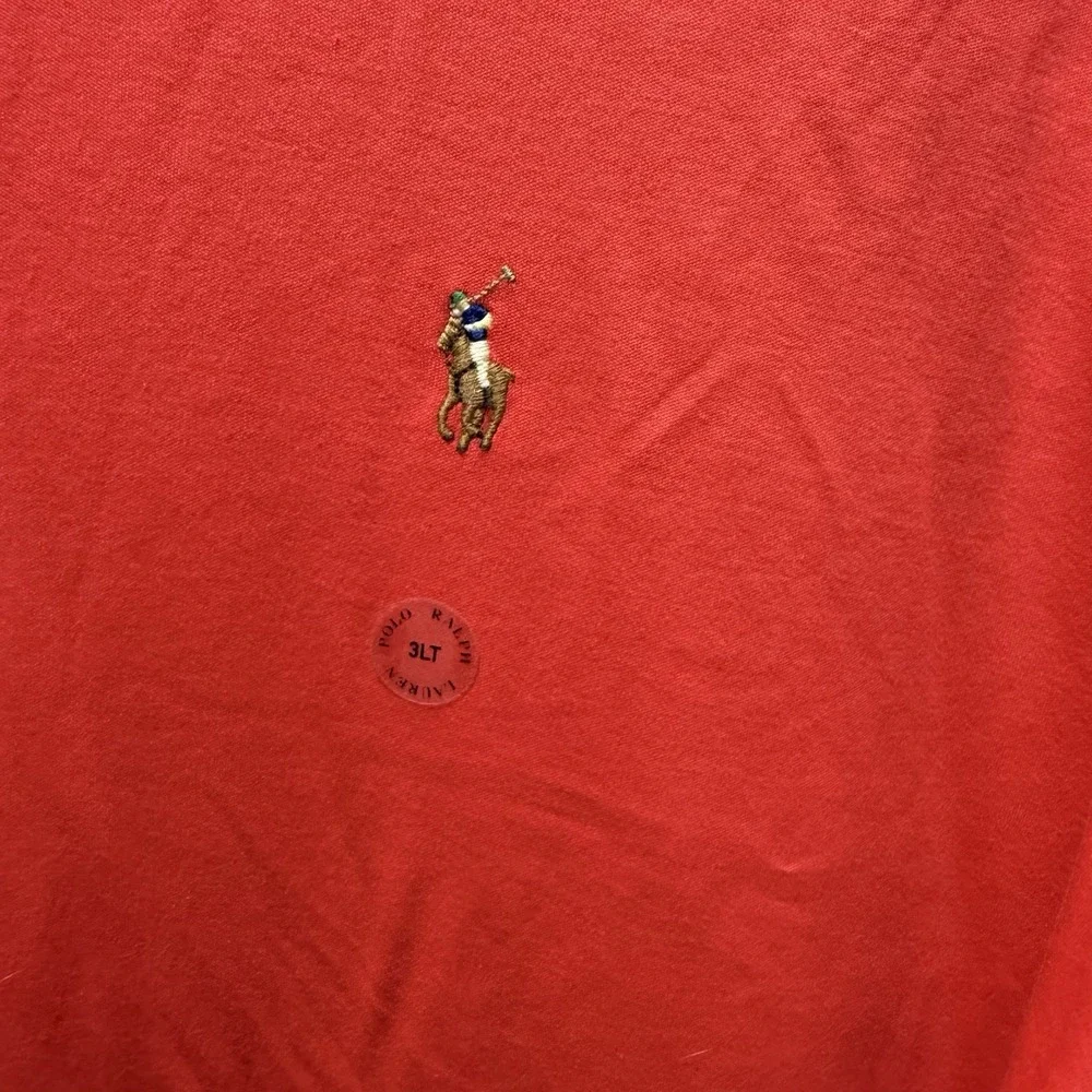 Polo‎ Ralph Lauren Polo Shirt Big & Tall Mens Size 3XLT Red NEW WITH TAGS
